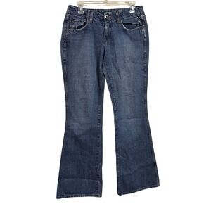 Lucky Brand Jessica Flare Jeans Size 8/29 Long Made in USA Distressed